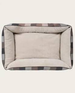 BLOCK PLAID PET BED - KUDDLER