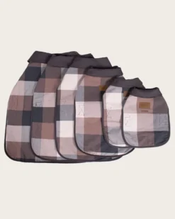 BLOCK PLAID PET COAT