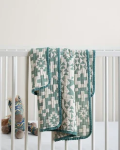 BLUE RIDGE ORGANIC COTTON BABY BLANKET