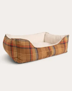 DESERT PLAID PET BED - KUDDLER