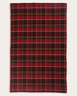 ECO-WISE WOOL PLAID/STRIPE BLANKET