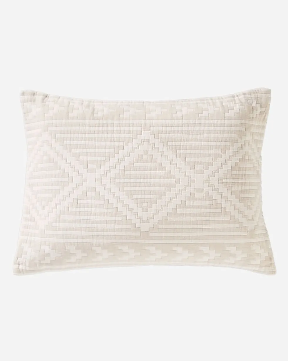 GANADO COTTON MATELASSE COVERLET SET