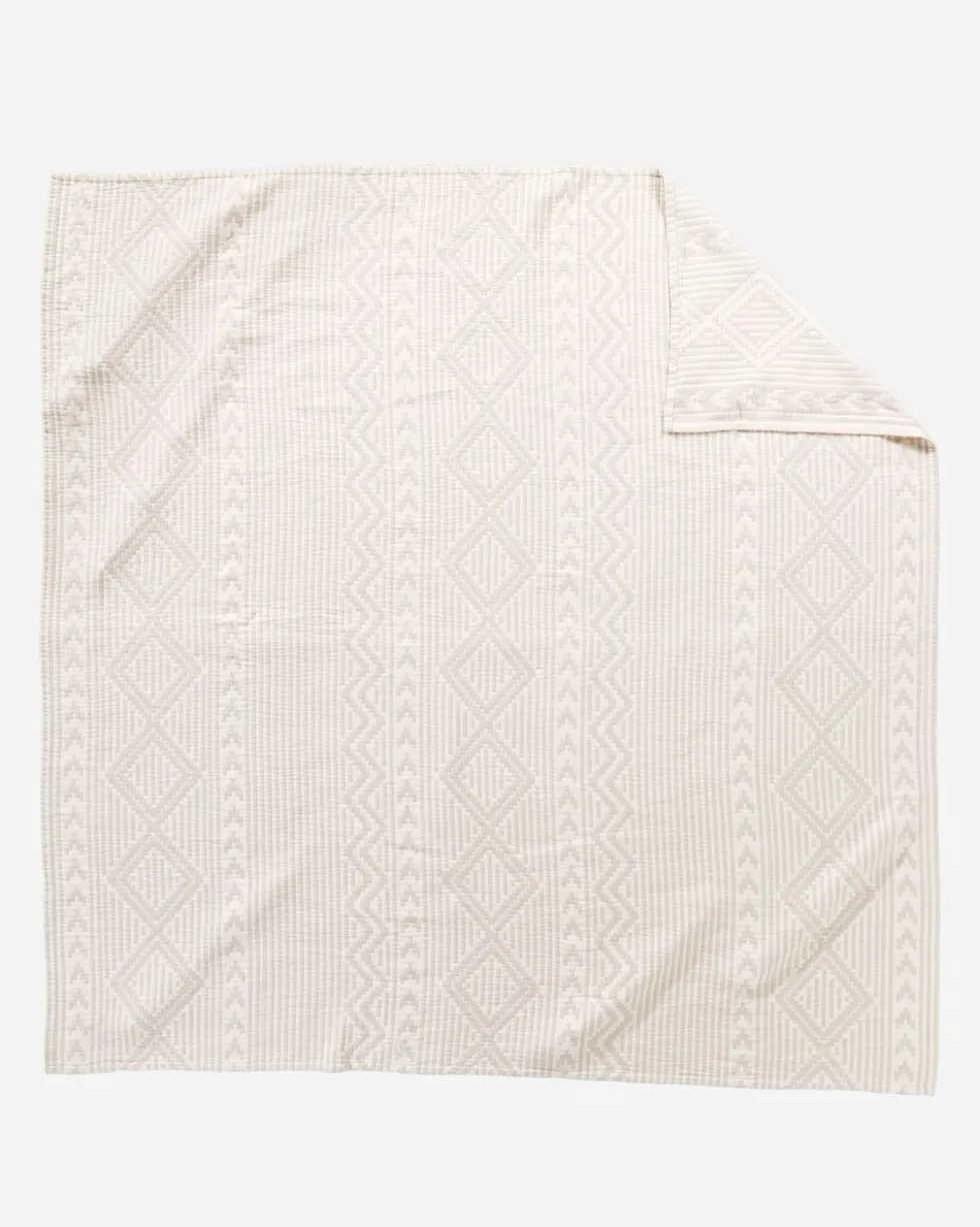GANADO COTTON MATELASSE COVERLET SET