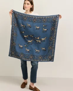 HERD OF HORSES SILK SCARF