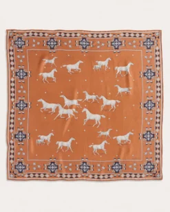 HERD OF HORSES SILK SCARF