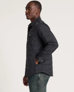 MEN'S ARROYO CRINKLE QUILTED SHIRT JACKET