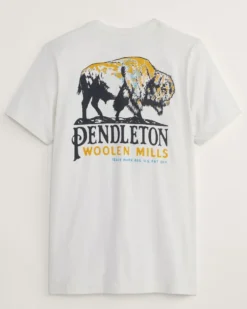 MEN'S BISON GRAPHIC TEE