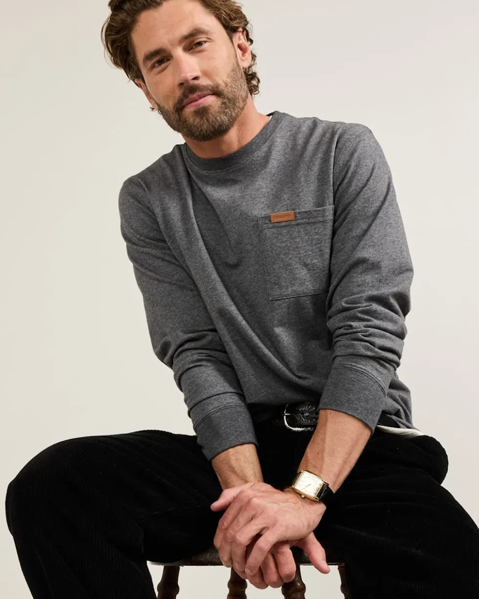 MEN'S LONG-SLEEVE DESCHUTES POCKET TEE