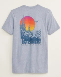 MEN'S OUTDOOR SUNSET GRAPHIC TEE