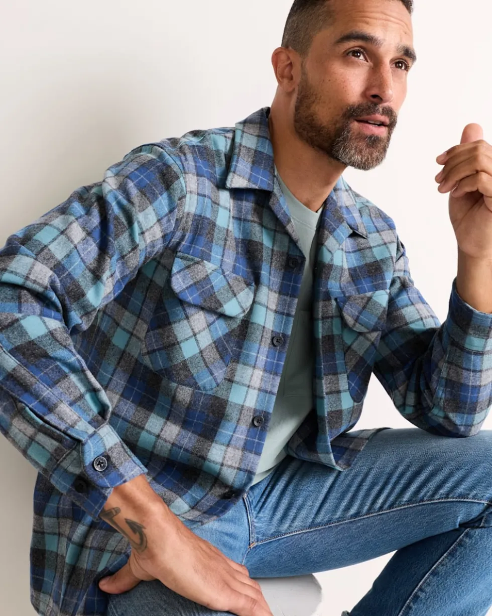 MEN'S PLAID BOARD SHIRT