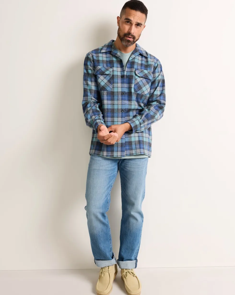 MEN'S PLAID BOARD SHIRT