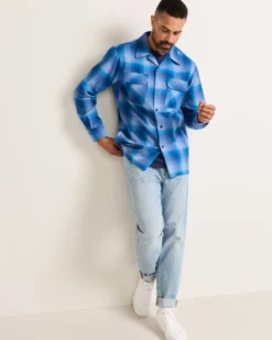 MEN'S PLAID BOARD SHIRT