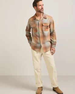 MEN'S PLAID BOARD SHIRT
