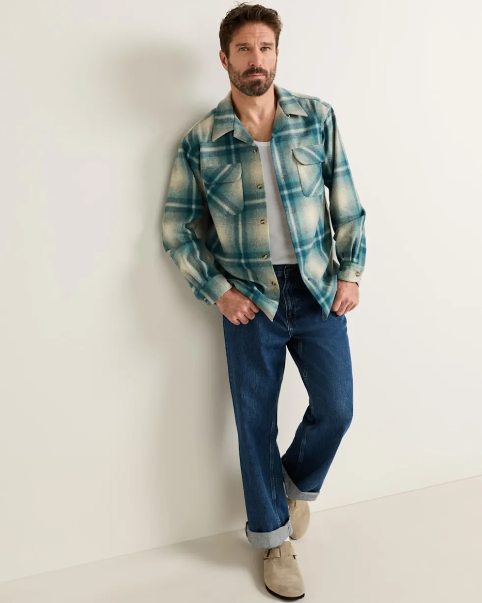 MEN'S PLAID BOARD SHIRT