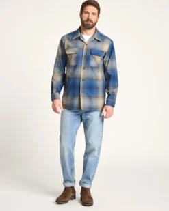MEN'S PLAID BOARD SHIRT