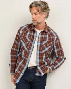 MEN'S PLAID CANYON COTTON SHIRT