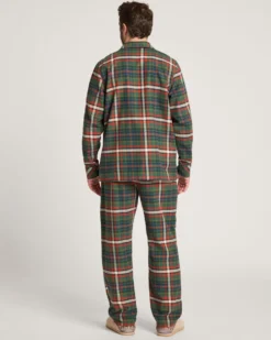 MEN'S PLAID FLANNEL PAJAMA SET
