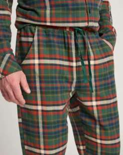 MEN'S PLAID FLANNEL PAJAMA SET