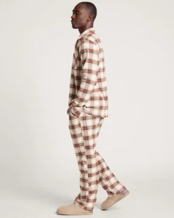 MEN'S PLAID FLANNEL PAJAMA SET