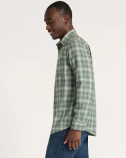 MEN'S PLAID MERINO LODGE SHIRT