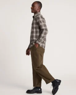 MEN'S PLAID MERINO LODGE SHIRT