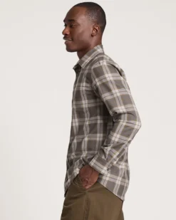MEN'S PLAID MERINO LODGE SHIRT