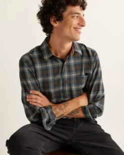 MEN'S PLAID MERINO LODGE SHIRT