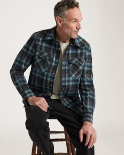 MEN'S PLAID SNAP-FRONT WESTERN CANYON SHIRT