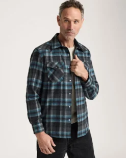 MEN'S PLAID SNAP-FRONT WESTERN CANYON SHIRT