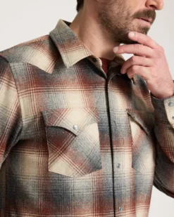 MEN'S PLAID SNAP-FRONT WESTERN CANYON SHIRT