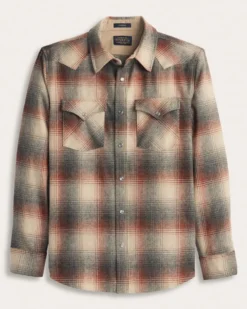 MEN'S PLAID SNAP-FRONT WESTERN CANYON SHIRT