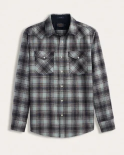 MEN'S PLAID SNAP-FRONT WESTERN CANYON SHIRT