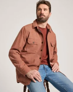 MEN'S QUILTED CPO JACKET