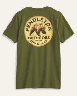 MEN'S SHORT-SLEEVE BEAR GRAPHIC TEE