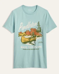 MEN'S SHORT-SLEEVE CANOE GRAPHIC TEE