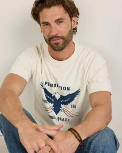 MEN'S SHORT-SLEEVE DESCHUTES EAGLE GRAPHIC TEE