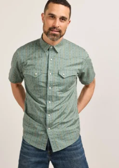 MEN'S SHORT-SLEEVE LARAMIE SNAP-FRONT SHIRT