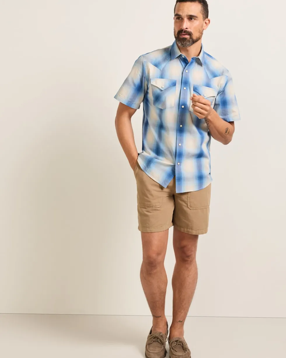 MEN'S SHORT-SLEEVE PLAID FRONTIER SHIRT