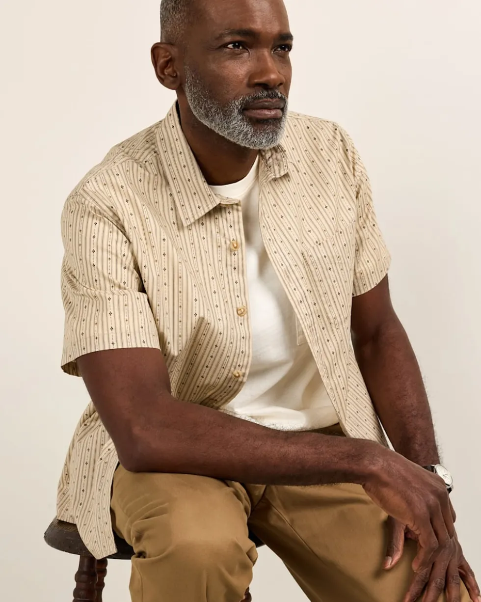 MEN'S SHORT-SLEEVE SHORELINE COTTON SHIRT