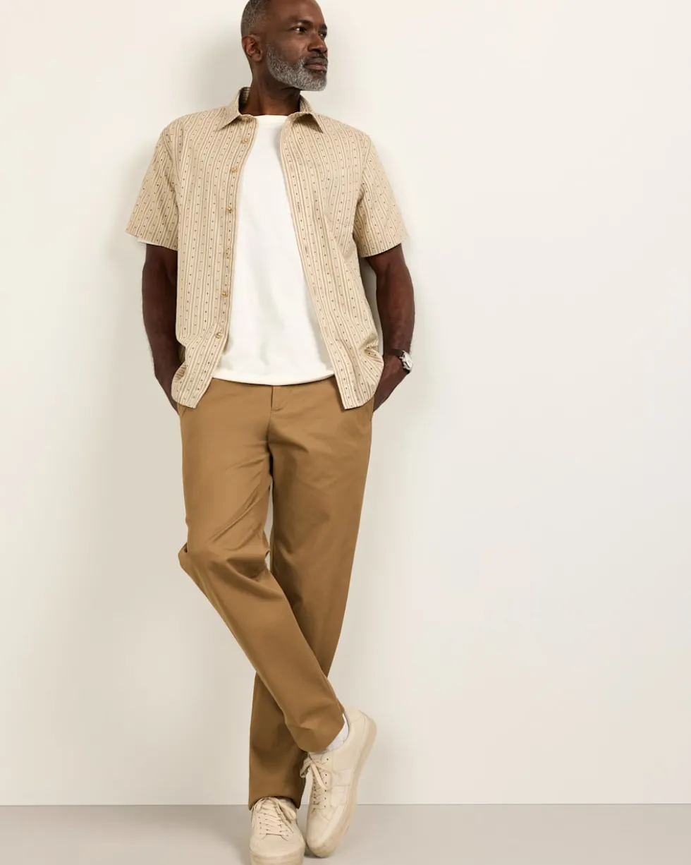 MEN'S SHORT-SLEEVE SHORELINE COTTON SHIRT