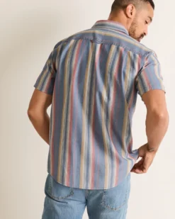 MEN'S SHORT-SLEEVE STRIPE BAYSIDE SHIRT