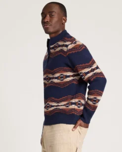 MEN'S TUMALO RIDGE LAMBSWOOL QUARTER-ZIP SWEATER