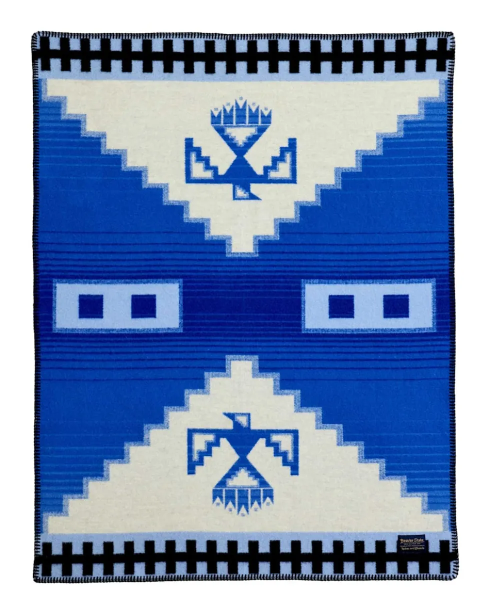 MORNING STORM CRIB BLANKET