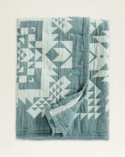 OPAL SPRINGS COTTON MATELASSE COVERLET
