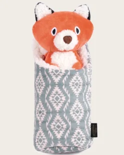 PET PLUSH CAMPING FOX TOY