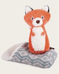 PET PLUSH CAMPING FOX TOY