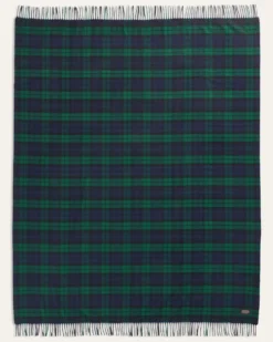 PLAID 5TH AVENUE MERINO THROW