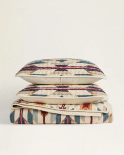PRAIRIE SPRINGS PRINTED COVERLET SET