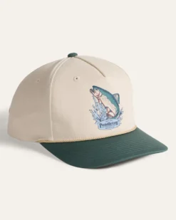 SALMON FIVE PANEL SNAPBACK HAT