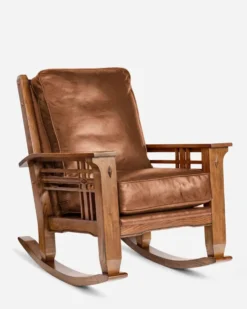 STAGECOACH LEATHER ROCKER